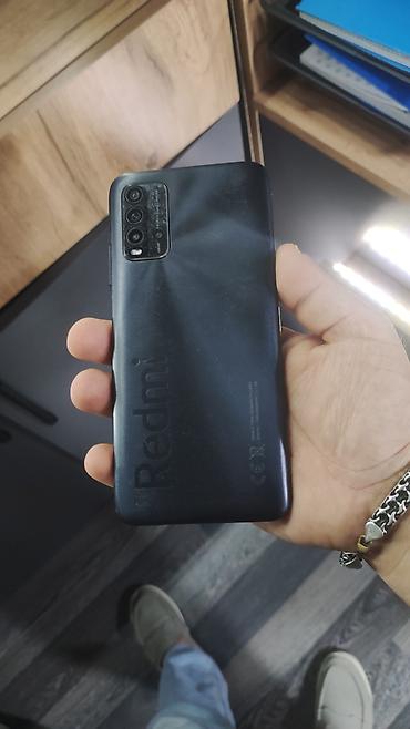 Mobil telefon və aksesuarlar: Redmi 9T, 128 GB, rəng - Qara, Barmaq izi — 1