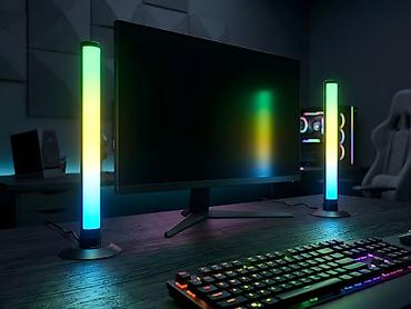 İkili Smart RGB Masaüstü İşıq Sütunları (Smart Table Lamp) – Pult və