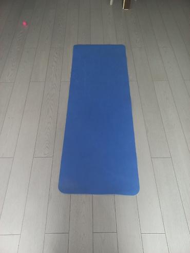 İdman və hobbi: Mavi rəngli idman/yoga matı 2 denedi 1 ri 10azn. - Material: yumşaq — 1