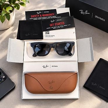 Солнцезащитные очки очки, Ray-Ban, Унисекс, Вайфареры, Линзы поляризованные, Новый