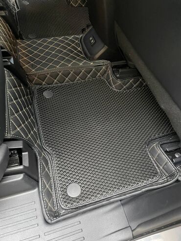 Полики: 5D Экокожа Полики Для салона Lexus, цвет - Черный, Новый, Самовывоз, Бесплатная доставка, Платная доставка — 8