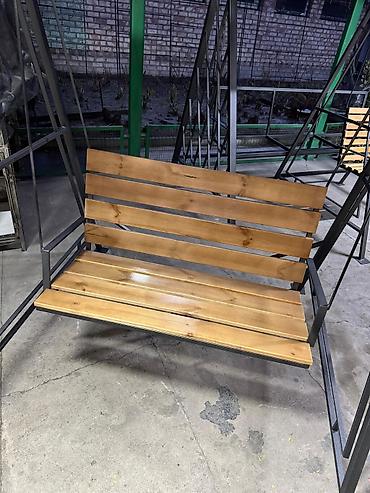 Садовые качели: Садовые качели Металл, С крышей — 4