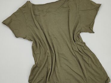spódnice midi khaki: T-shirt, L (EU 40), condition - Good