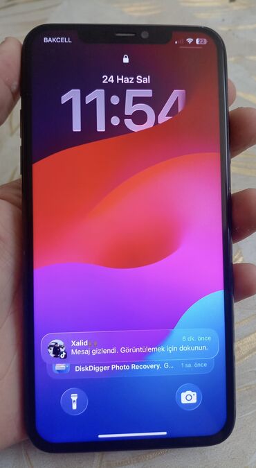 irsad iphone: IPhone 11 Pro Max, 512 GB, Black Titanium, Barmaq izi, Face ID, Hissə-hissə ödəniş
