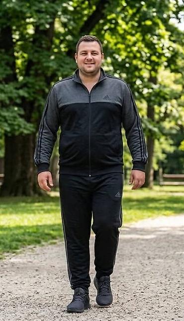 polovne trenerke muske: Velike veličine muške trenerke pamučne XXL,3XL,4XL,5XL za samo 4999 — 2
