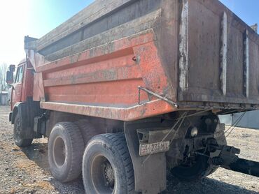 Аренда самосвала: Самосвал КАМАЗ, оранжевый, колесная формула 6×4. Основные — 9