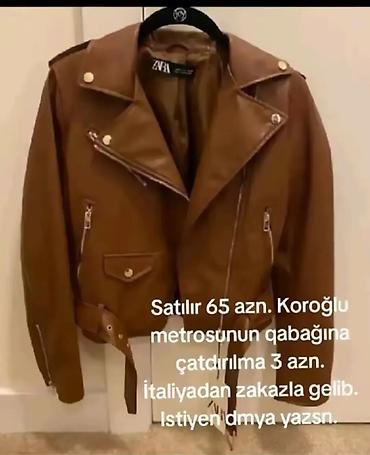 zara kurtka: Tiktok @brandsecondhand_baku Qiymət: 65 AZN. Çatdırılma: Koroğlu — 1