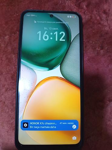 samsung s7 tablet: Honor X7c, 128 GB, rəng - Qara — 2