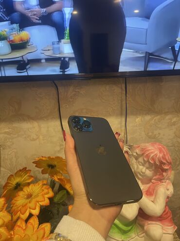 iphone 13 ikinci el satış: IPhone 13 Pro Max, 256 GB, Barmaq izi, Face ID