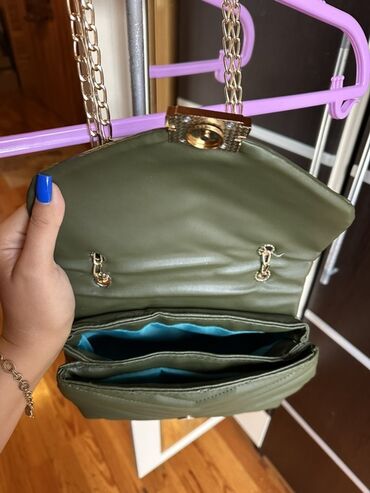 Çantalar: Zəncirli çiyin çantaları seti - Model 1: Qırmızı rəngdə mini çiyin — 2