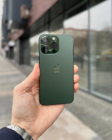 j 6: IPhone 13 Pro, Б/у, 128 ГБ, Зеленый, Защитное стекло, Чехол, Кабель, 88 %