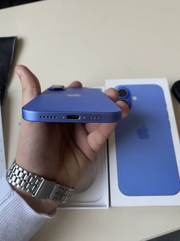 Apple iPhone: IPhone 16, 128 GB, Göy — 5