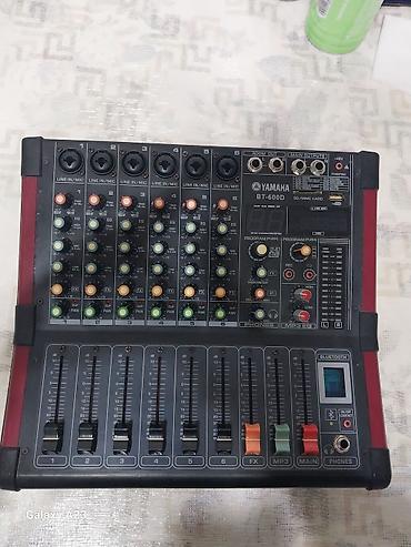 dj controller az: Yamaha BT-600D mikser/amplifier - 6 kanallı mikser: hər kanalda — 1