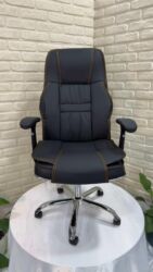 Ofis və oyun kresloları: Yeni, Təkərli, Qolları tənzimlənir, Dəri — 4