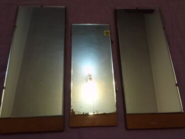 Три зеркала от трильяжа . размер больших 22×50. маленького 17×40 см