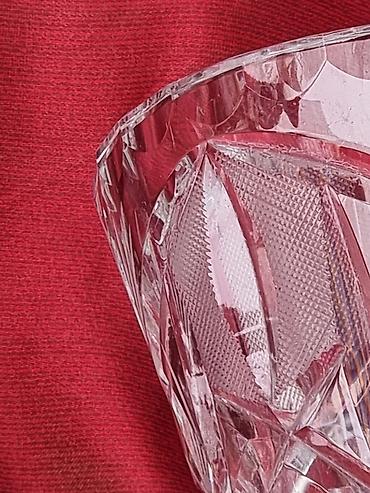 Вазы: БОГЕМИЯ Хрустальная ваза с глубокими гранями и классической алмазной — 2