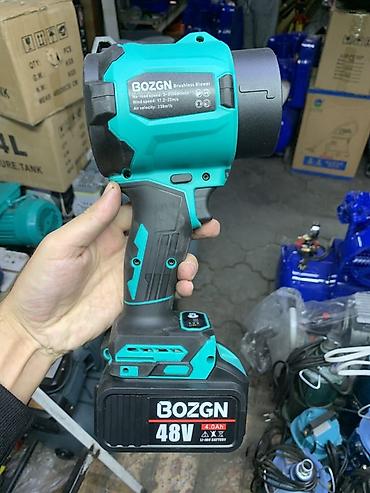 Үй жана бакча үчүн бардык: Аккумуляторный воздуходув BOZGN 48V - Тип: ручной аккумуляторный — 2