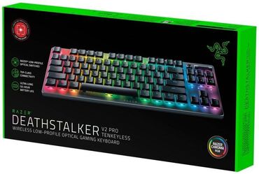 Другие аксессуары для компьютеров и ноутбуков: Клавиатура Razer Deathstalker V2 Pro Tenkeyless – модель компактного