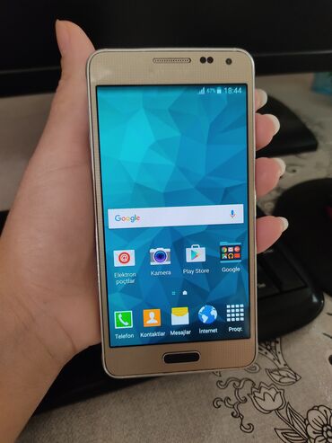 samsunq telefon: Samsung Galaxy Alpha, 32 GB, rəng - Qızılı, Sensor