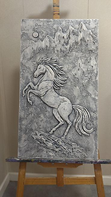 осенние поделки купить: Картина .холст,акрил,паталь,лак40/50 — 8