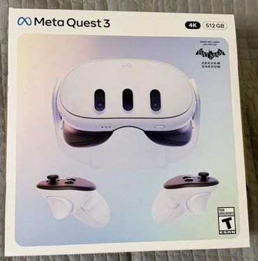 PS5 (Sony PlayStation 5): Meta Quest 3 VR dəsti - Model: Meta Quest 3 - Yaddaş: 512 GB - Ekran