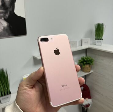 s 6 edge plus: IPhone 7 Plus, 128 GB, Rose Gold, Zəmanət, Barmaq izi