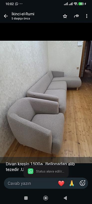 bal alisi: Divan kreslo 1500₼ .Bellonadan alib tezedir .Unvan Ecemi &Rumi — 1