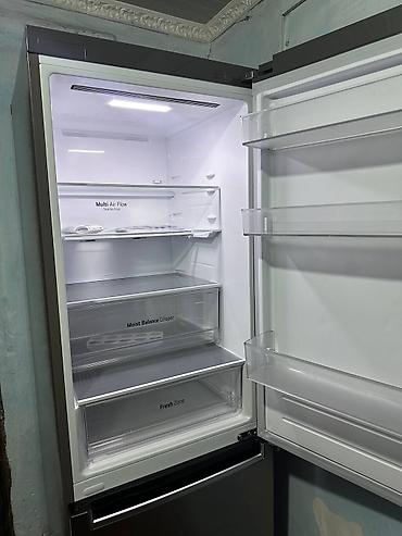 выбор номера о: Холодильник LG с нижней морозильной камерой, цвет графитовый металл — 3