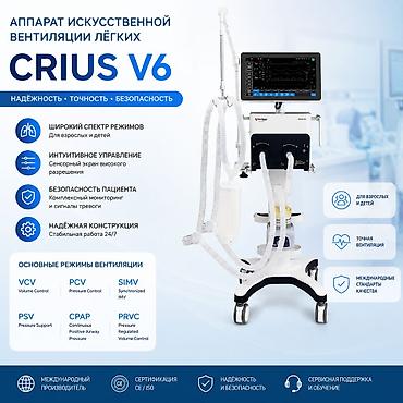 выбор: Аппарат ИВЛ CRIUS V6 – экспертный аппарат искусственной вентиляции — 3