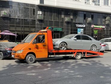 sprinter эвакуатор: Көтөргүсү менен, Гидроманипулятору менен, Кыймылдуу платформасы менен