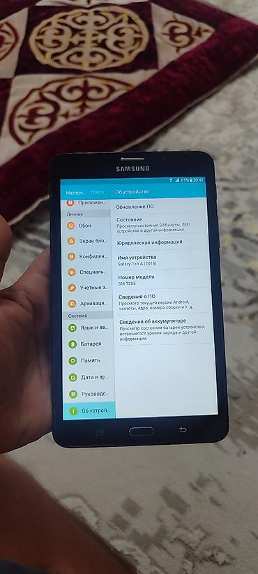 Планшеты: Планшет, Samsung, 7" - 8", 4G (LTE), Б/у, Классический цвет - Черный — 3