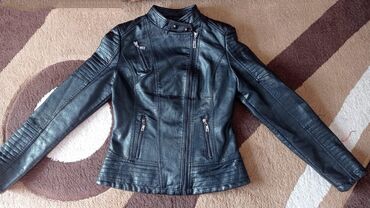 женские зимние кожаные куртки: Пуховик, M (EU 38)