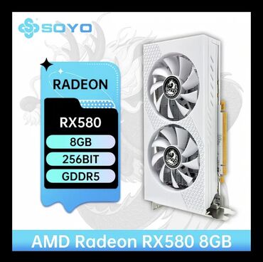 не рабочие машины: Видеокарта, Новый, AMD, Radeon RX, 8 ГБ, Для ПК