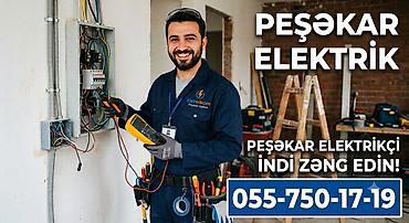 Peşəkar elektrik xidmətləri Təklif olunan işlər: - Mənzil və