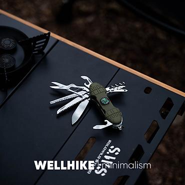 Мультитулы: Мультитул-нож WELLHIKE для кемпинга и выживания (WK065401) — 2