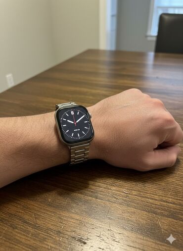 pad 5: İşlənmiş, Smart saat, Apple, Sensor ekran, rəng - Qara