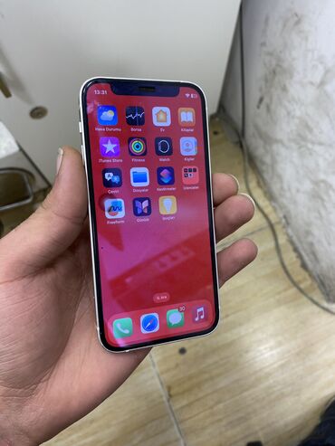 Apple iPhone: IPhone 12 mini, 64 GB, Ağ, Simsiz şarj, Face ID