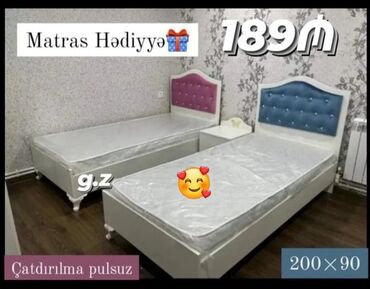 çarpayı satılır: Çatdırılma pulsuz