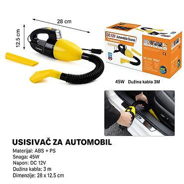 KMT Usisivač za automobile sa crevom 2001148 Kompaktan automobilski