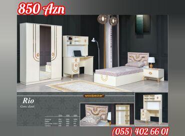 Uşaq və gənc otağı üçün dəstlər: Oğlan və qız üçün, Yeni, Təknəfərlik çarpayı, Dolab, Tumba -da lalafo.az — 49 Uşaq və gənc otağı üçün dəstlər: Oğlan və qız üçün, Yeni, Təknəfərlik çarpayı, Dolab, Tumba — 49