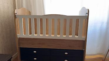 lay lay matras: Uşaq beşiyi – çekmecəli, yan tərəfi sürüşən model - Material — 1