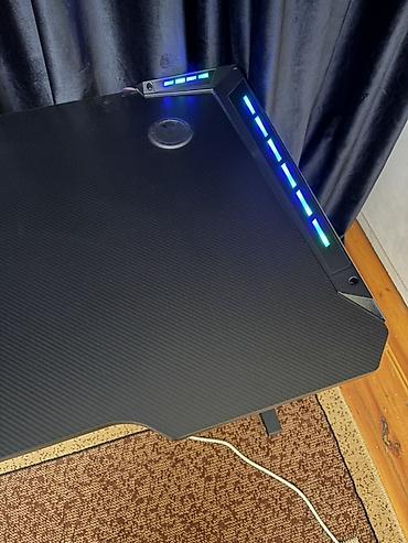 комьютерный стол: Игровой стол с LED‑подсветкой (новый, пользовался пару месяцев) — 5