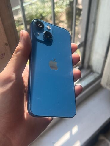 айфон xs купить в рассрочку: IPhone 13 mini, Колдонулган, 128 ГБ, Көк, Каптама, Кабель, Коргоочу айнек, 100 %