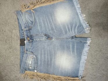 bež pantalone: L (EU 40), Jeans, color - Light blue, Single-colored