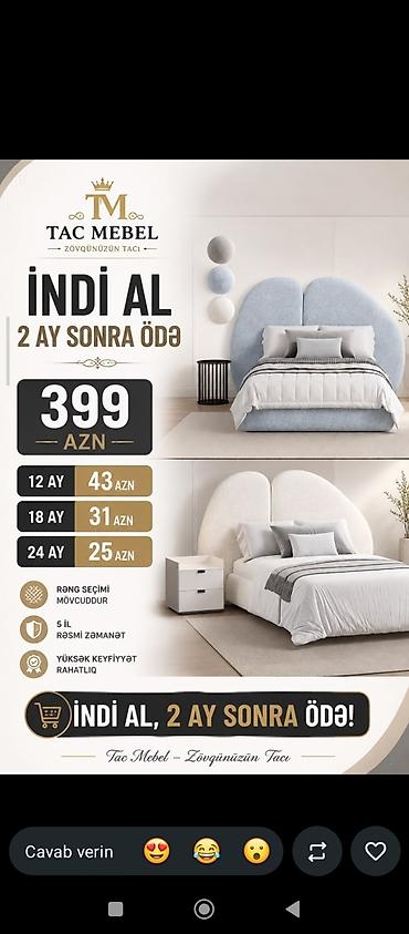baki tekstil fabriki elaqe: Tac Mebel – zövqünüzün tacı 1) Yataq dəsti – 399 AZN - Seçim edilə — 1