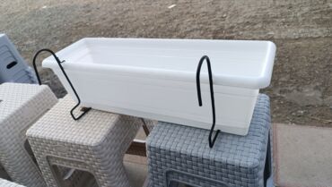 Bitkilər üçün dibçəklər: Dipçək Asılqan – Balkon üçün Ağ Rəngdə Balkon və pəncərə üçün ideal -da lalafo.az — 7 Bitkilər üçün dibçəklər: Dipçək Asılqan – Balkon üçün Ağ Rəngdə Balkon və pəncərə üçün ideal — 7