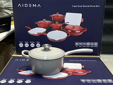 aidema: Набор чугунной посуды AIDEMA — Cast Iron Dutch Oven Set. Состав и — 5