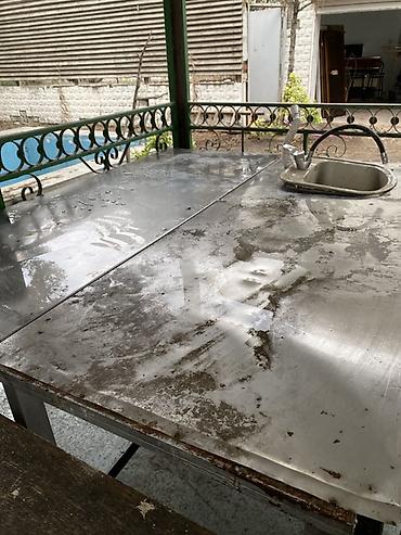 Restoran avadanlıqı masası Paslanmayan poladdan mətbəx masası və — 5