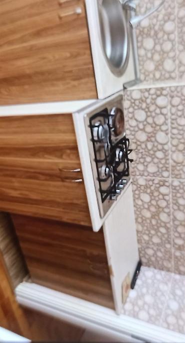 Mətbəx dolabları: Mətbəx asma dolabları dəsti - Rəng: açıq krem - Material: laminat/MDF — 6