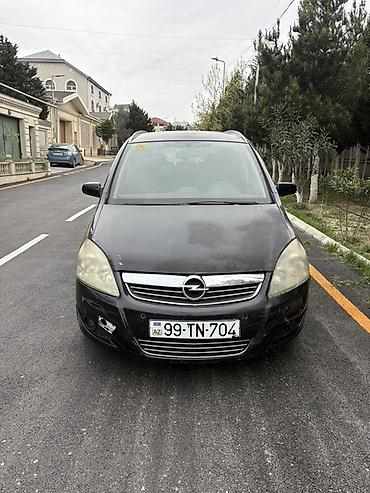 zafira: Opel Zafira, qara rəng, 7 oturacaqlı miniven. - Kuzov — 2